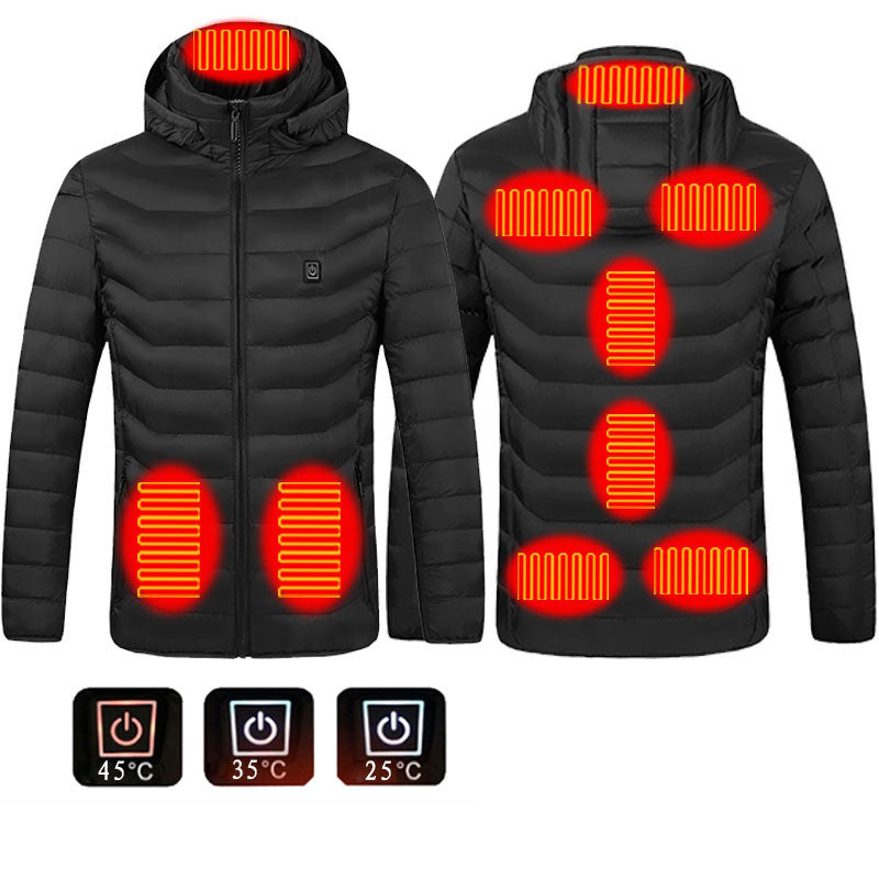 SmartHeat™ Men’s USB Electric Jacket – Warm Winter Coat