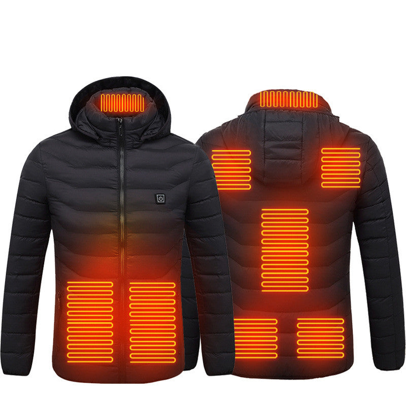 SmartHeat™ Men’s USB Electric Jacket – Warm Winter Coat