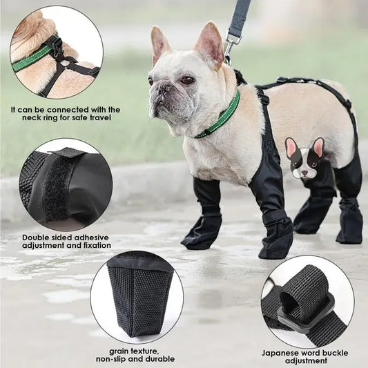 Waterproof Dog Boots – Adjustable, Soft, Perfect Outdoor Walks
