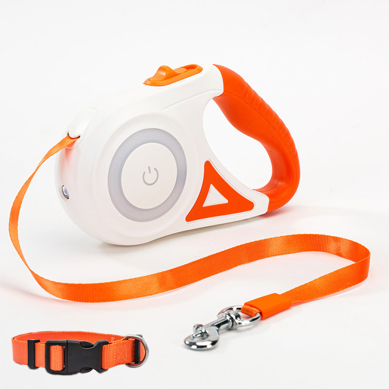 Control, safety, and visibility in one leash!